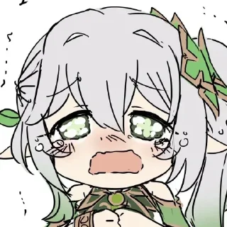 😭 emoji @GlobalAnimeCommunityOfficial Telegram sticker 3 of 120