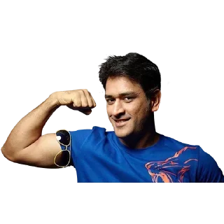 Sticker from MS Dhoni @MePrakash27
