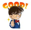Sticker from Detective Conan @stickerscar