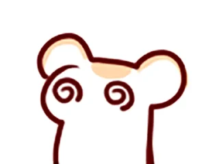 😖 emoji Bison仓鼠 Telegram sticker 10 of 33