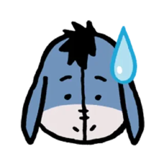 😅 emoji 小熊維尼 表情貼（nagano插畫版） Telegram sticker 20 of 40