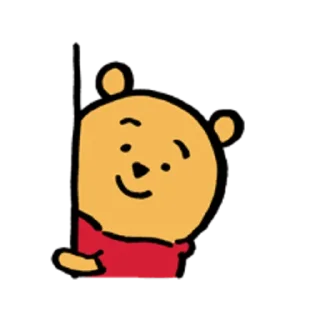 👀 emoji 小熊維尼 表情貼（nagano插畫版） Telegram sticker 21 of 40