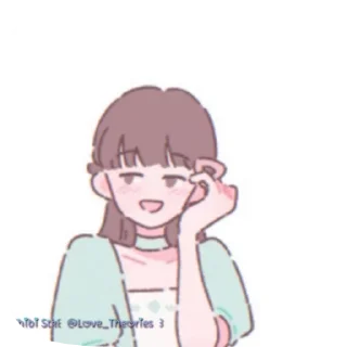 🌟 emoji ᴄʜɪʙɪ sᴛᴋ ꒰  @Love_Theories  ꒱ Telegram sticker 14 of 30