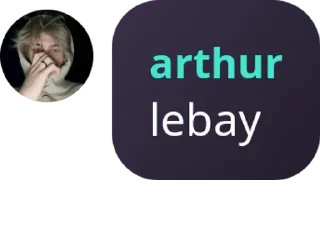 🖤 emoji arthur gtg Telegram sticker 19 of 39
