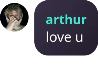 🖤 emoji arthur gtg Telegram sticker 9 of 39