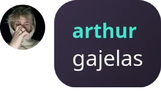 🖤 emoji arthur gtg Telegram sticker 24 of 39