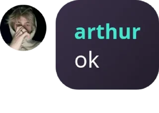 🖤 emoji arthur gtg Telegram sticker 17 of 39