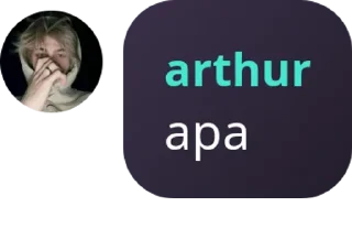 🖤 emoji arthur gtg Telegram sticker 12 of 39