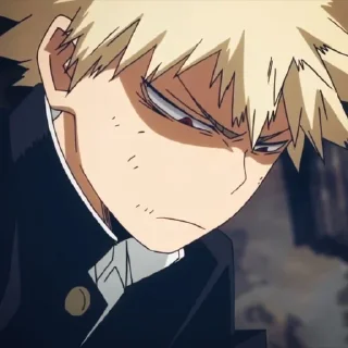 💣 emoji Katsuki Bakugo | @kaptenracing Telegram sticker 15 of 24
