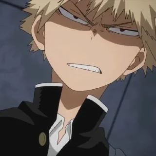 💣 emoji Katsuki Bakugo | @kaptenracing Telegram sticker 13 of 24