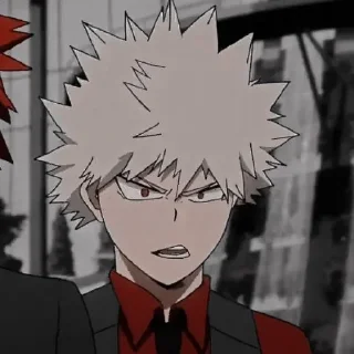 💀 emoji Katsuki Bakugo | @kaptenracing Telegram sticker 15 of 29