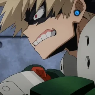 🧨 emoji Katsuki Bakugo | @kaptenracing Telegram sticker 15 of 66