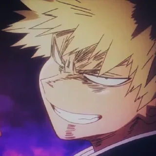 💣 emoji Katsuki Bakugo | @kaptenracing Telegram sticker 12 of 24
