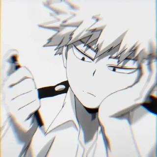 Sticker from bakugo katsuki