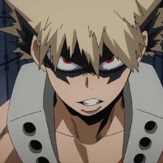 🧨 emoji Katsuki Bakugo | @kaptenracing Telegram sticker 23 of 66
