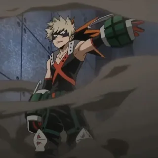 🧨 emoji Katsuki Bakugo | @kaptenracing Telegram sticker 7 of 66