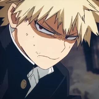 💣 emoji Katsuki Bakugo | @kaptenracing Telegram sticker 16 of 24