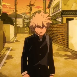 💣 emoji Katsuki Bakugo | @kaptenracing Telegram sticker 19 of 24