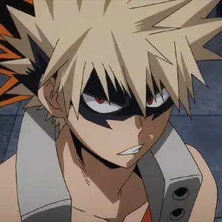🧨 emoji Katsuki Bakugo | @kaptenracing Telegram sticker 24 of 66