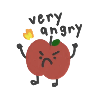 🍎 emoji ✿ belongs to @ikmut! Telegram sticker 12 of 40