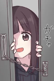 ⭐️ emoji とびだす♡くるみちゃん。 Telegram sticker 11 of 24