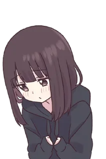 ⭐️ emoji とびだす♡くるみちゃん。 Telegram sticker 6 of 24