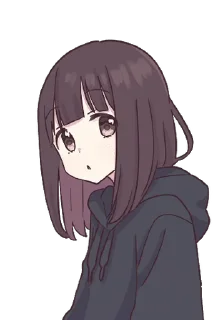 ⭐️ emoji とびだす♡くるみちゃん。 Telegram sticker 8 of 24