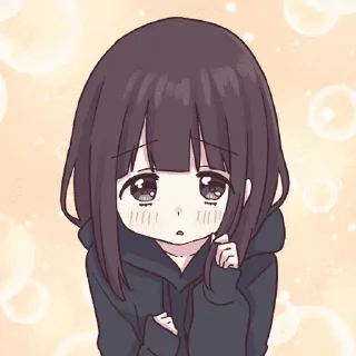 ⭐️ emoji とびだす♡くるみちゃん。 Telegram sticker 5 of 24