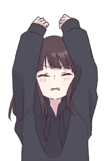 ⭐️ emoji とびだす♡くるみちゃん。 Telegram sticker 18 of 24