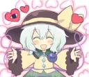 ❤ emoji 東方Projectこいしちゃんオンリースタンプ Telegram sticker 9 of 40