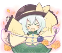 ❤ emoji 東方Projectこいしちゃんオンリースタンプ Telegram sticker 11 of 40