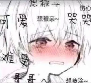 🥵 emoji @bakaxiluo 自用0新贴纸包2 Telegram sticker 18 of 65