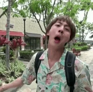Sticker from seokjin @stikeraibkpop
