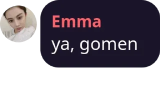 💌 emoji Emma misuh Telegram sticker 17 of 54