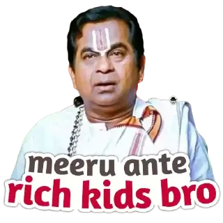 😅 emoji Brahmi Bro | @StickersTelugu Telegram sticker 10 of 20