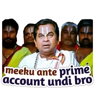 Sticker from Brahmi Bro | @StickersTelugu