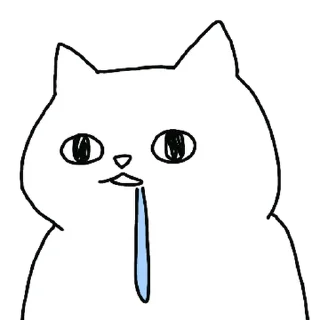 Sticker from White Cat ^•^ @OstickersO