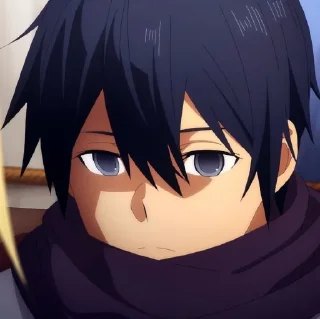 😶 emoji Kirigaya kazuto Telegram sticker 3 of 55