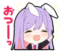 🐰 emoji ゆるゆる東方スタンプ Telegram sticker 13 of 40
