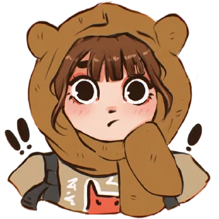 😧 emoji Hidden love Telegram sticker 6 of 35