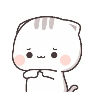 ☹️ emoji cat cute Telegram sticker 20 of 23