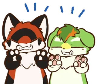 ✌️ emoji 非官方中文版プロダクション体育館スタンプ Telegram sticker 23 of 40