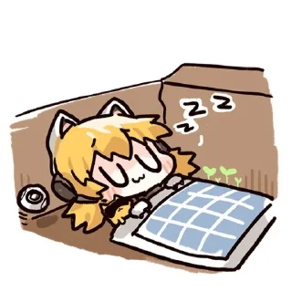 😴 emoji Girls' Frontline: Neural Cloud Telegram sticker 6 of 120