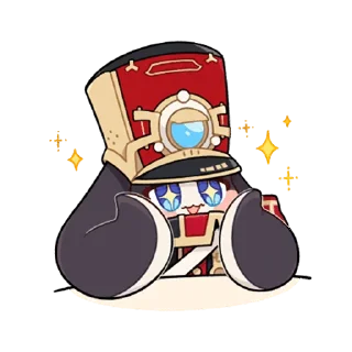 Sticker from 崩壞 - 星穹鐵道：帕姆