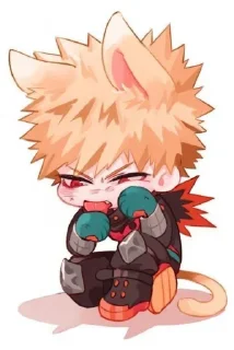 😇 emoji Bakugo @uchiha_lord Telegram sticker 11 of 38