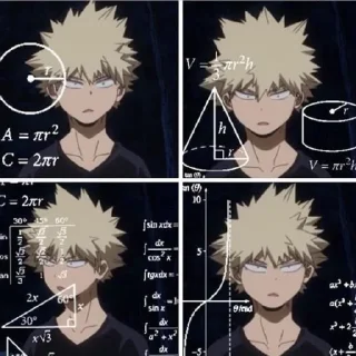 🧐 emoji Bakugo @uchiha_lord Telegram sticker 5 of 38