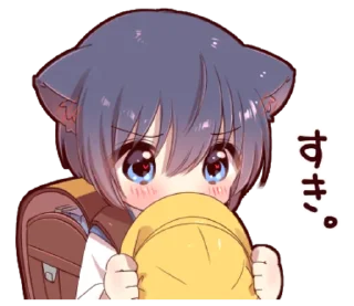 🙊 emoji @S0FTDEV1L going to school Telegram sticker 20 of 25