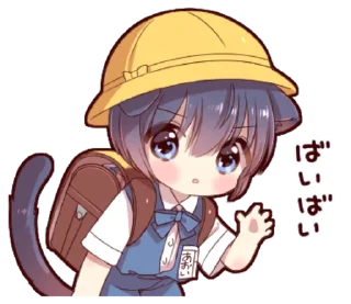 👋 emoji @S0FTDEV1L going to school Telegram sticker 10 of 25