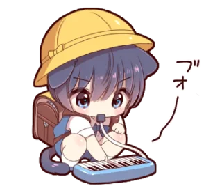 🎹 emoji @S0FTDEV1L going to school Telegram sticker 14 of 25