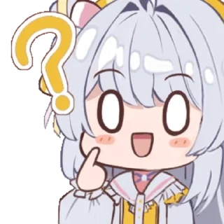 🤔 emoji 我妻幼雪 @zhaxia_cn Telegram sticker 9 of 32